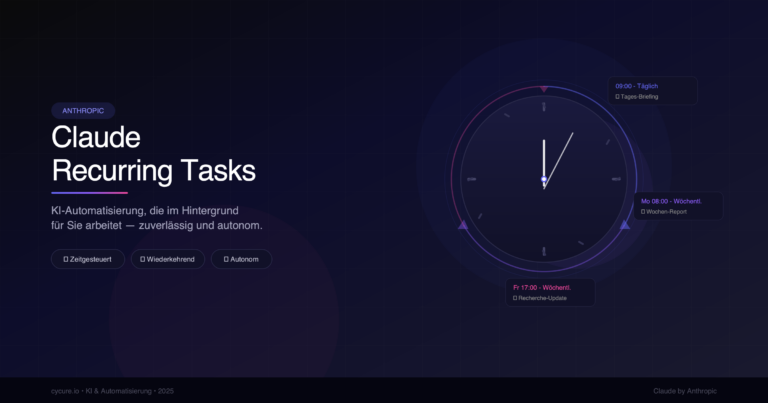 Claude Recurring Tasks — KI-Automatisierung mit Cowork
